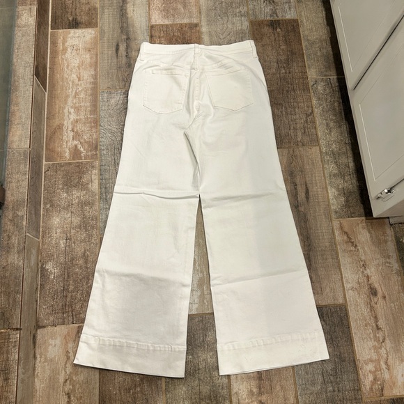NWT! J. CREW New High-Rise Denim Trouser Jeans White '96 Wide Leg Size 29 $158 - Picture 7 of 11
